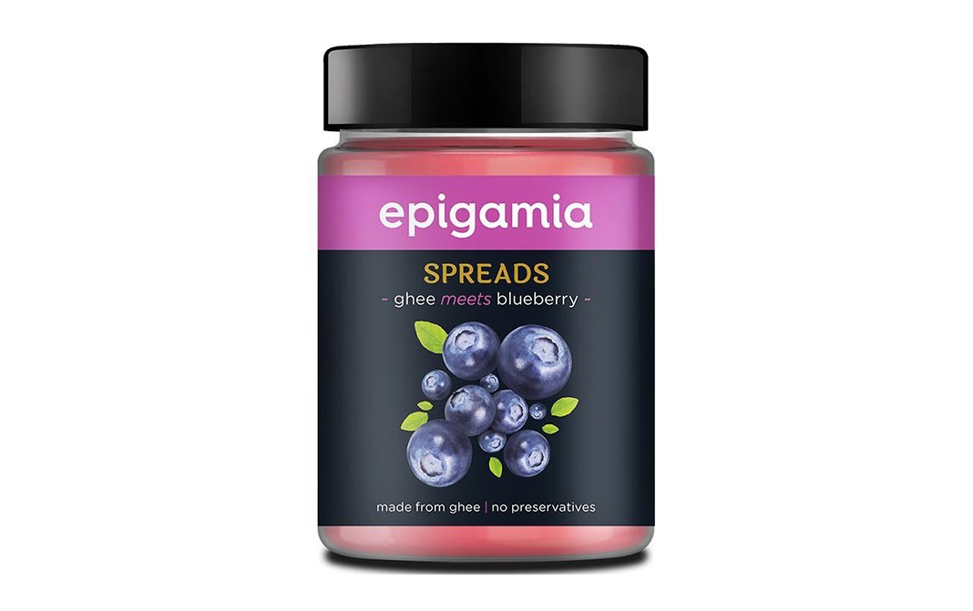 Epigamia Spreads ghee meets blueberry   Plastic Jar  250 grams